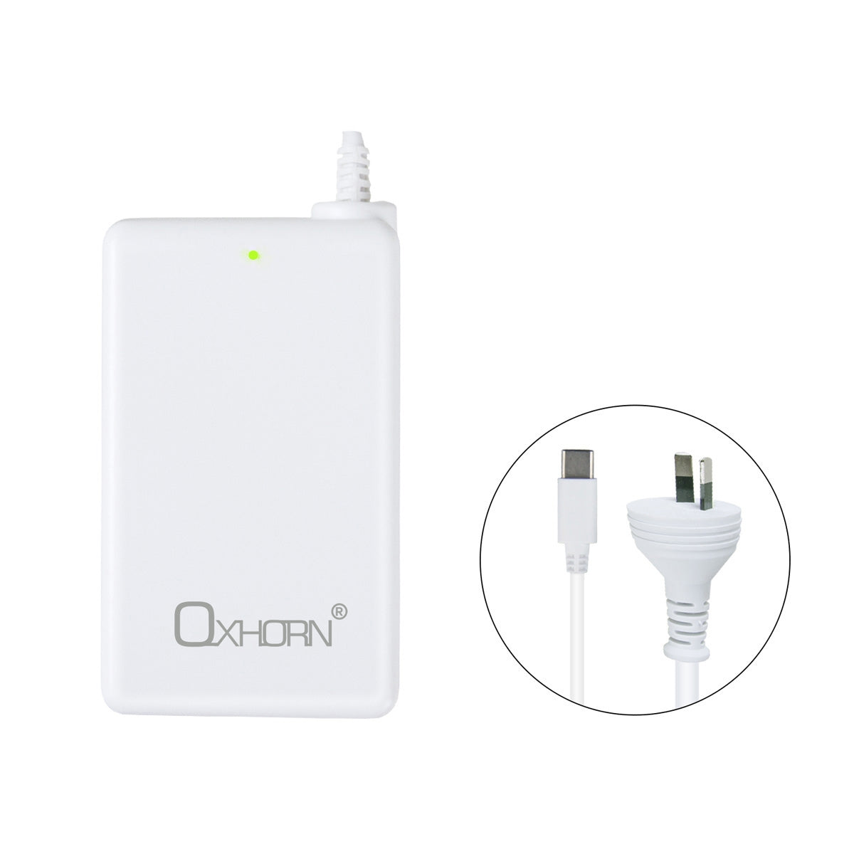 Oxhorn Type C GaN Charger 65W White